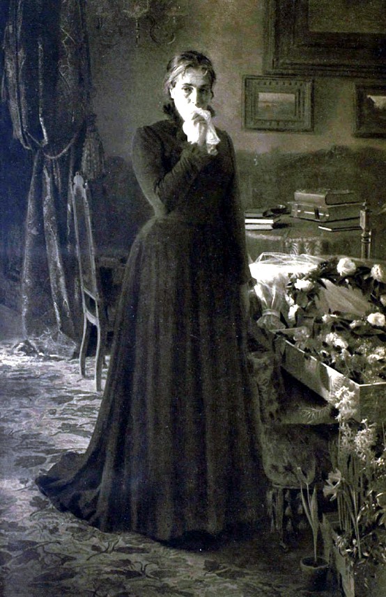 И. Н. Крамской (1837-1887). Неутешное горе.