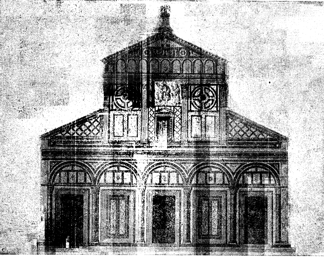 Рис. 20. Фасад Сан-Миниато (Флоренция).